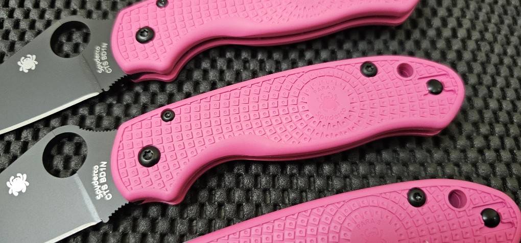 Spyderco Para 3 Lightweight Compression Lock Pink FRN