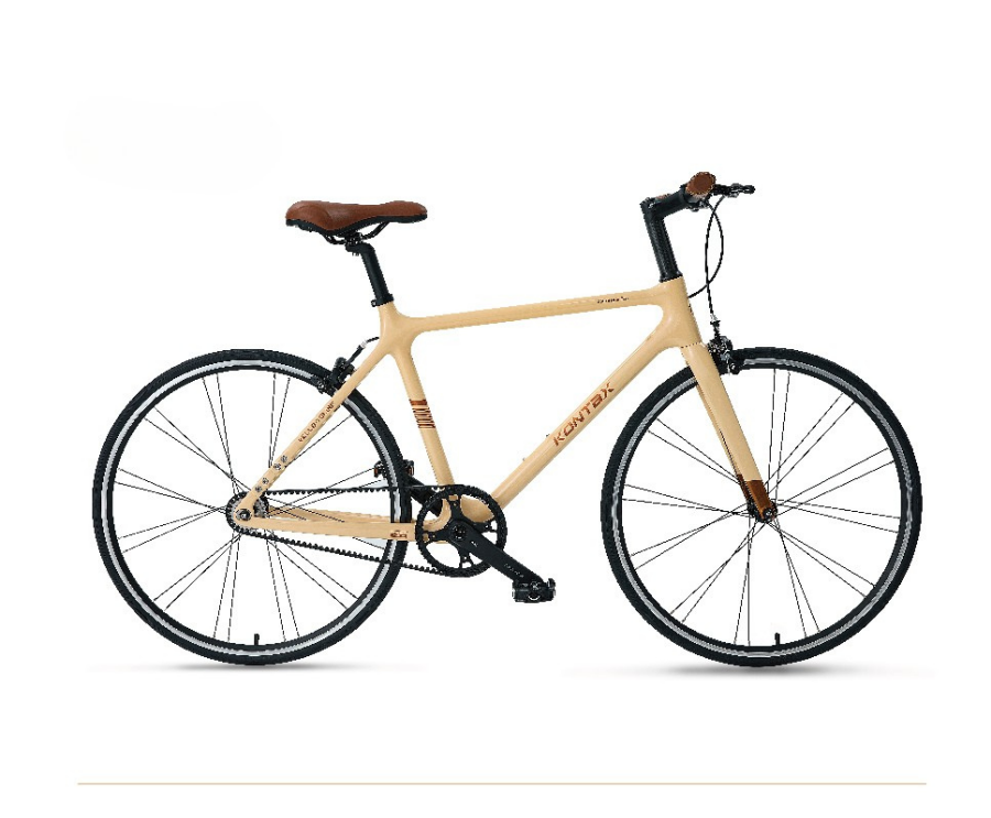 KONTAX CITYRIDE Ultra-Probe City Commuter Bike | Carbon Fiber, Belt Drive, Retro Design