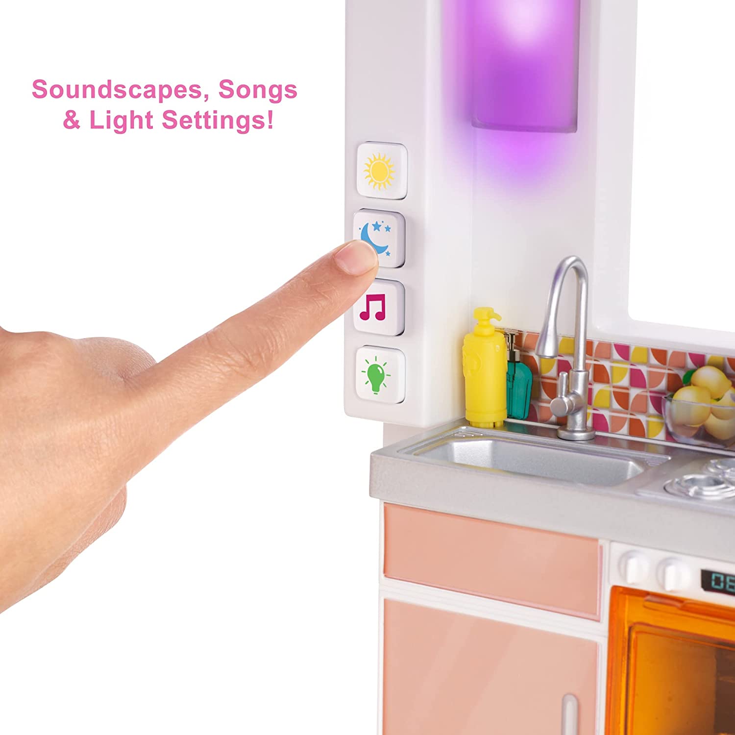 บาร์บี้ บ้าน พร้อมสระว่ายน้ำ สไลด์ ลิฟต์ และระบบแสงสีเสียง Barbie® New DreamHouse® Dollhouse with Pool, Slide, Elevator, Lights & Sounds