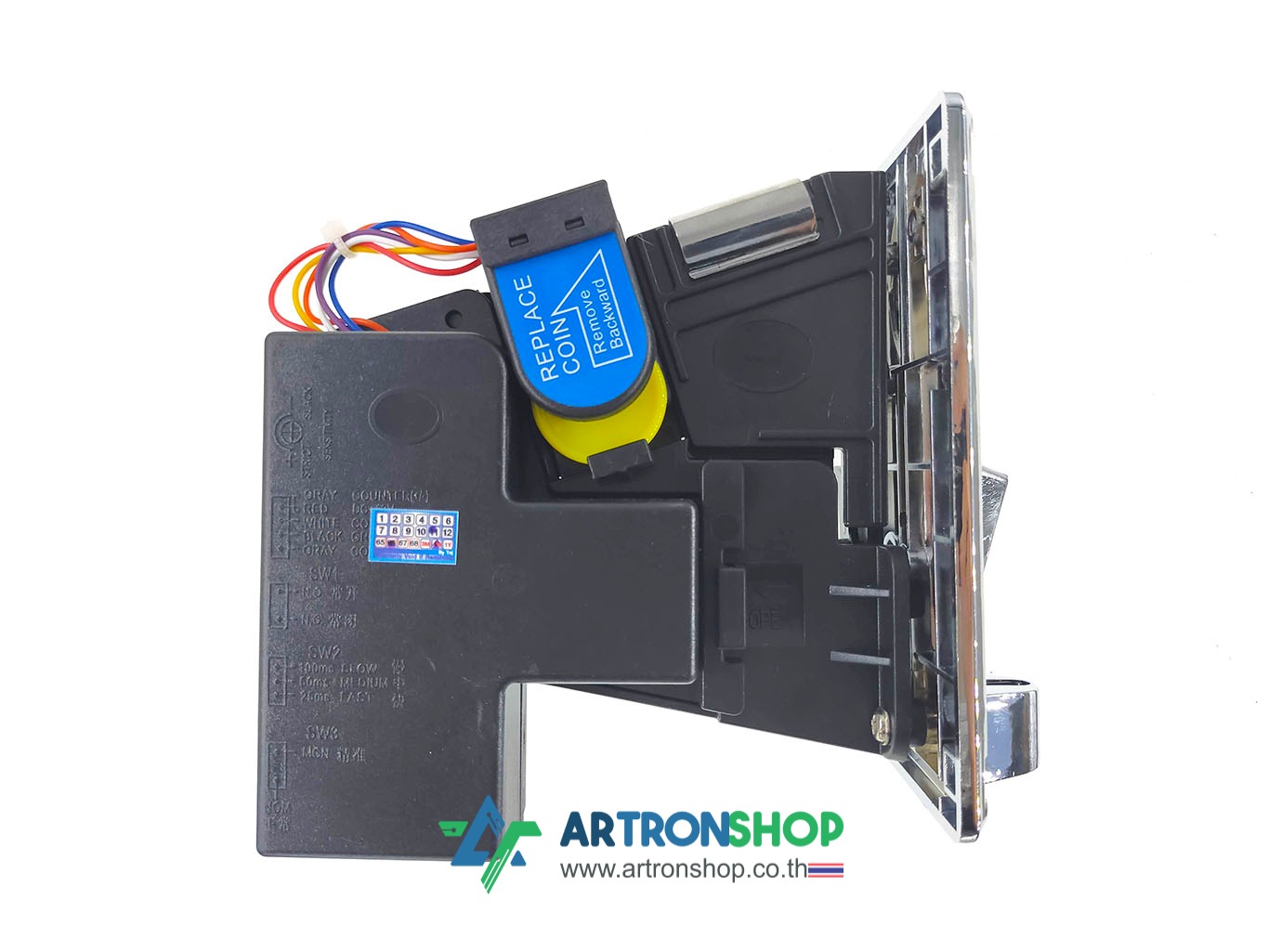 เครื่องรับเหรียญ เครื่องหยอดเหรียญ แบบใช้เหรียญต้นแบบ CL-1006A