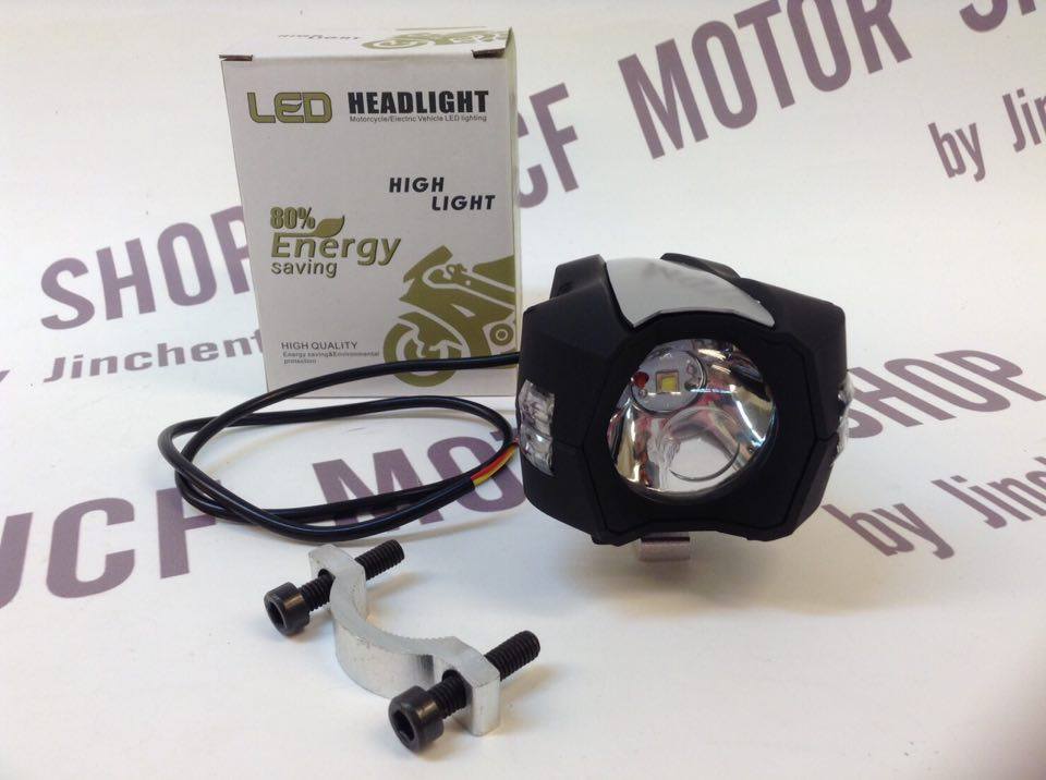 หลอดไฟหน้า LED สำหรับไฟมอเตอร์ไซค์ล้อพร้อมพัดลม 35W