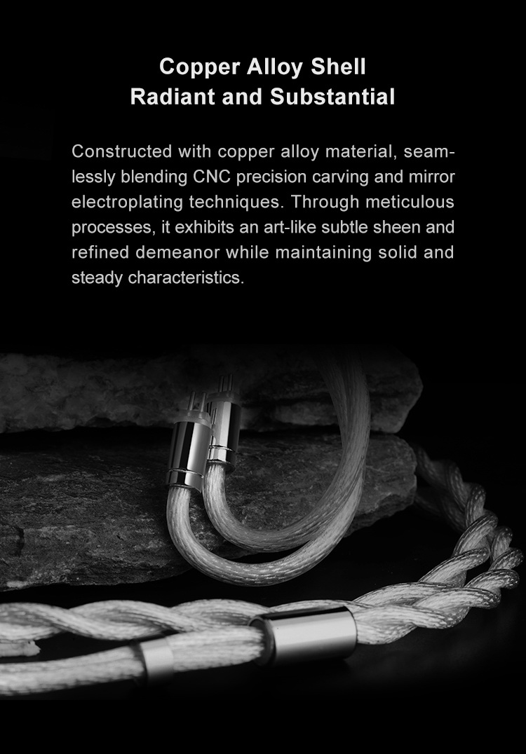 Simgot LC7 สายอัพเกรดหูฟัง OFC+ชุบเงิน โครงสร้าง Coaxial Litz เปลี่ยนหัวแจ็คได้