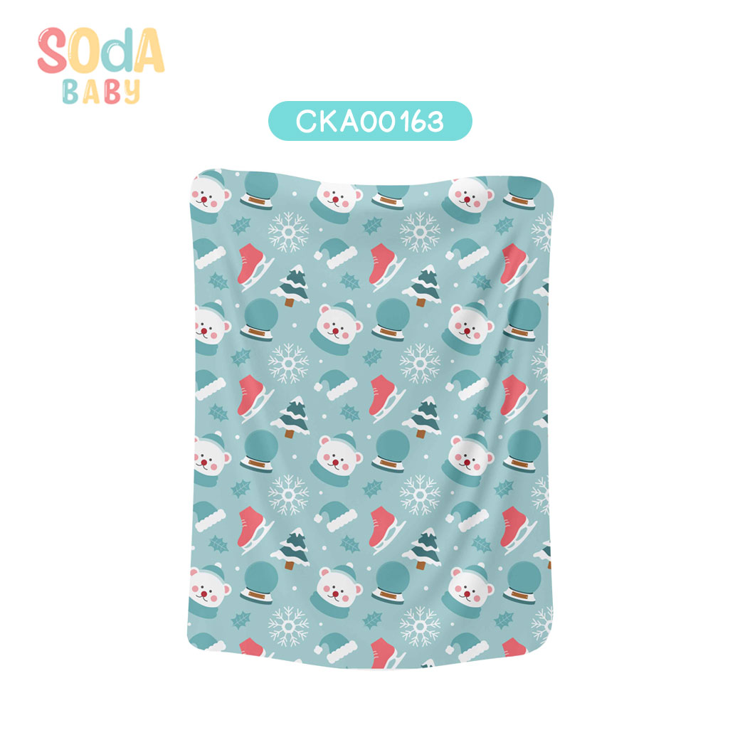 ผ้าห่มเด็ก ลาย Winter รหัส CKA00163 ⛄️❄️#Winter #SOdAbaby