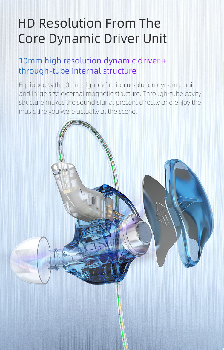 KZ EDC หูฟัง 1 ไดรเวอร์ Dynamic หูฟัง Budget ประกันศูนย์ไทย