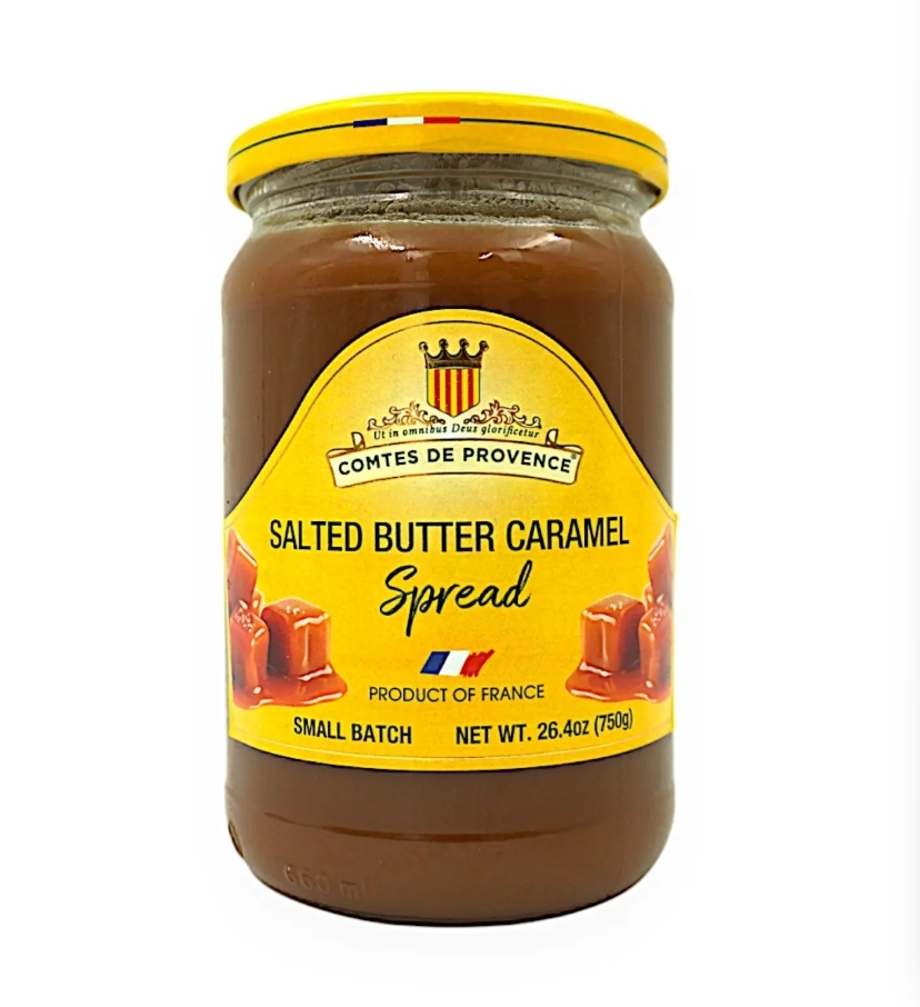 🍯 สเปรดคาราเมลเนยเค็มสุดหรูจากฝรั่งเศส Comtes de Provence Salted Butter Caramel Spread 750g 🍯