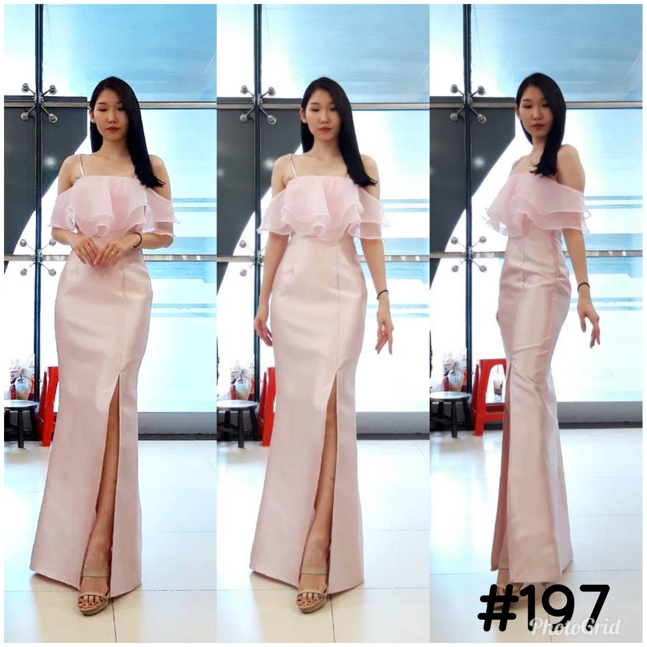 ชุดเพื่อนเจ้าสาว สีชมพู รวมแบบ ตัวอย่าง สั่งสีและแบบอื่นๆได้ เช่า 500