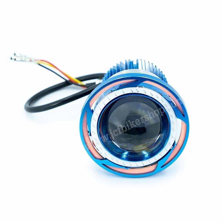 ไฟโปรเจคเตอร์มอเตอร์ไซค์ LED 2 ชั้น V.11 สามารถใช้ได้กับมอเตอร์ไซค์,บิ๊กไบค์,รถยนต์ ทุกรุ่น