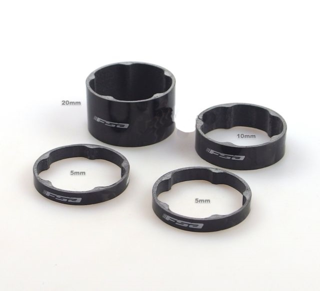 FSA สเปเซอร์แหวนรองถ้วยคอคาบ้อน, H2373, 1/8''แหวนรองคอ, 10MM