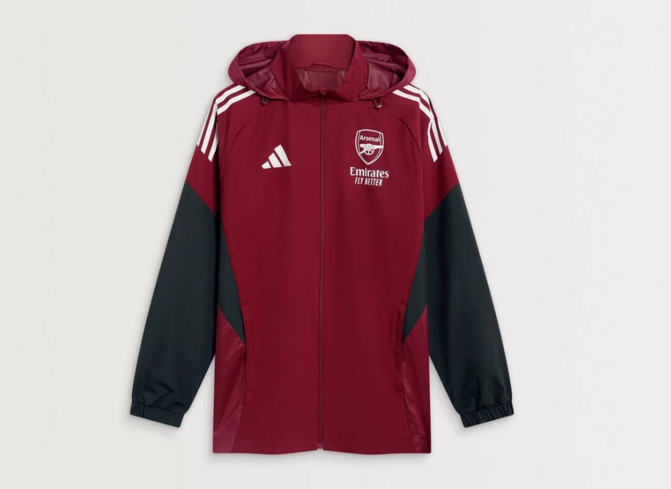 เสื้อกันหนาวอาร์เซนอลของแท้ 2025-26 European Training All Weather ของแท้