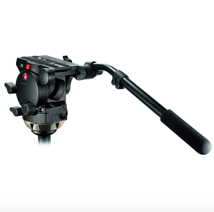 หัววิดีโอ Manfrotto 526 Pro Fluid Video Head with Rapid Connect Plate 357PLV หนักตัว 3.6 กก. รองรับน้ำหนักกล้องได้ 16 กก. แพนได้ 360 องศา มุมก้มต่ำสุด 70 องศา มุมเงยสูงสุด 75 องศา MF-0526-00001 ประกันศูนย์ 5 ปี