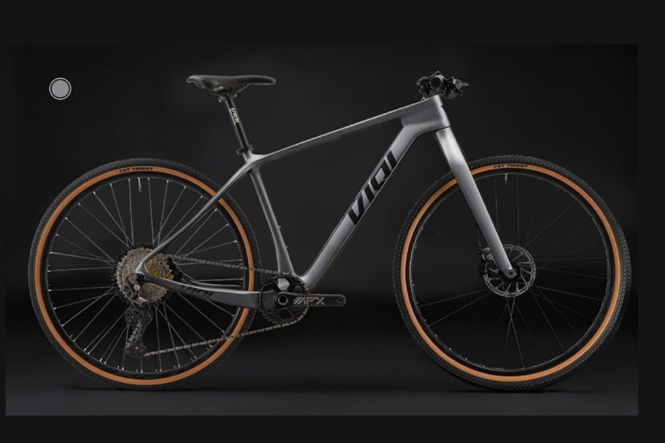 VIQI M01-RS จักรยานเสือภูเขาคาร์บอนไฟเบอร์ | Shimano Deore 12 สปีด | ล้อ 27.5” / 29” | สีทอง-เขียว-ดำ