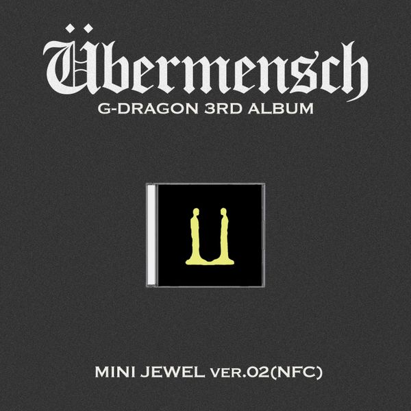 อัลบั้ม G-DRAGON 3rd Album [Übermensch] (MINI JEWEL ver.) (NFC) (VER.02 สีเหลือง) รอ 9 - 14 วัน
