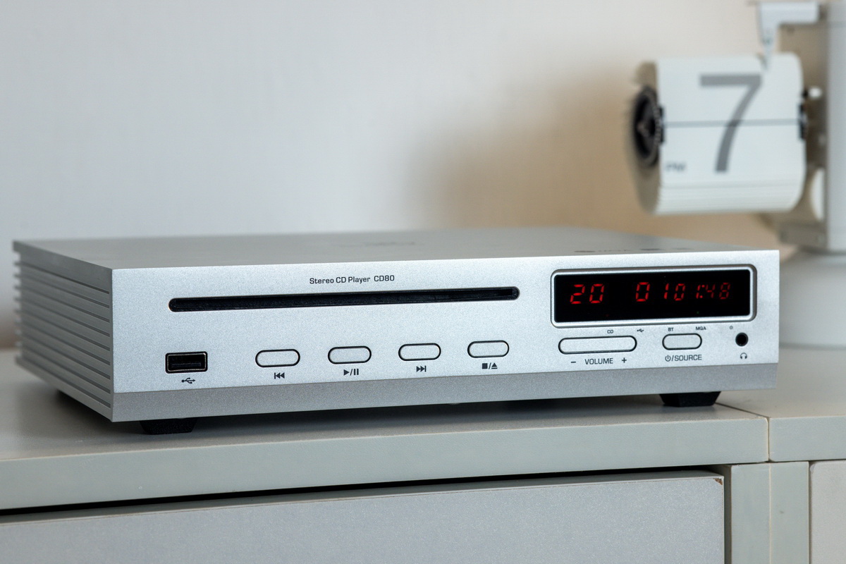 Shanling CD80 เครื่องเล่น CD พร้อม DAC/AMP ในตัวรองรับ MQA, Dual Hi-Res ประกันศูนย์ไทย