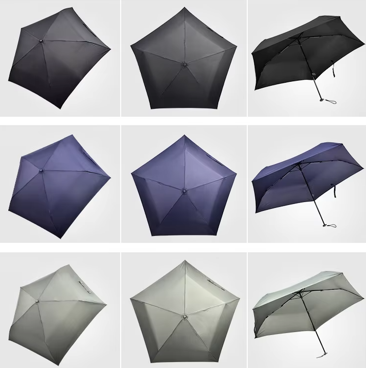 ร่มพับ 3 ตอน 5 ก้าน UV Ultra Slim Yoco (ร่มเบา)