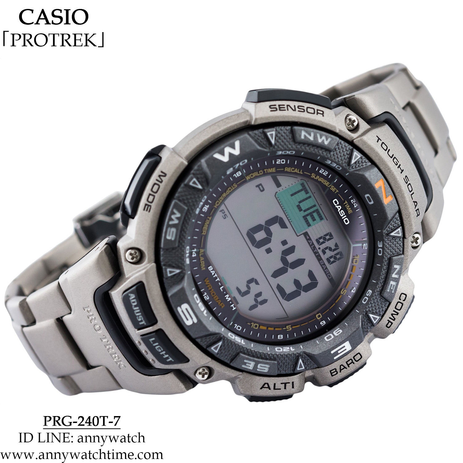 PROTREK PRG-240T-7 - จำหน่ายนาฬิกาของแท้ 100% รับซ่อมนาฬิกา 