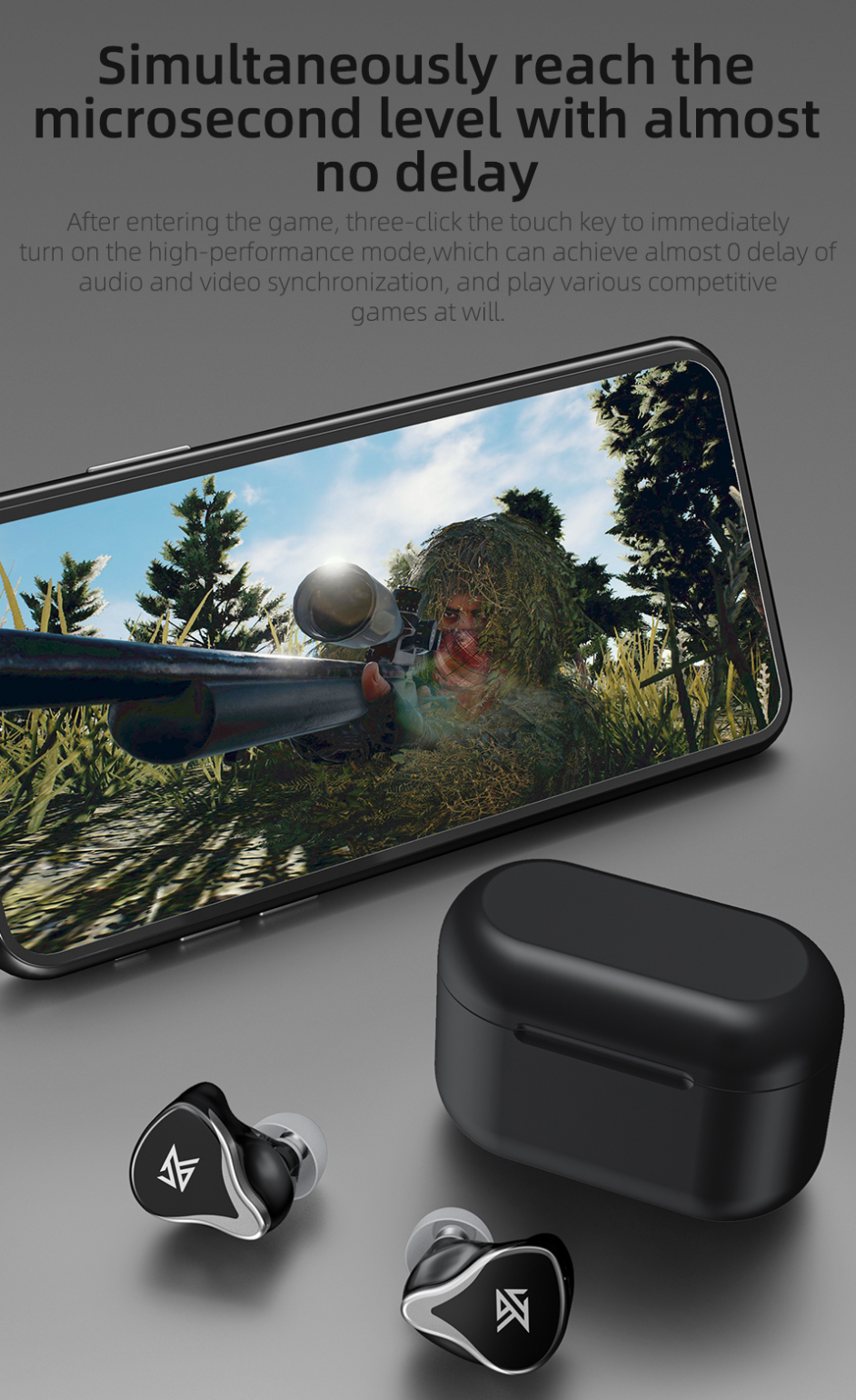 ขาย KZ Z3 หูฟัง TWS 2 ไดรเวอร์ 1BA + 1DD ประกันศูนย์ไทย