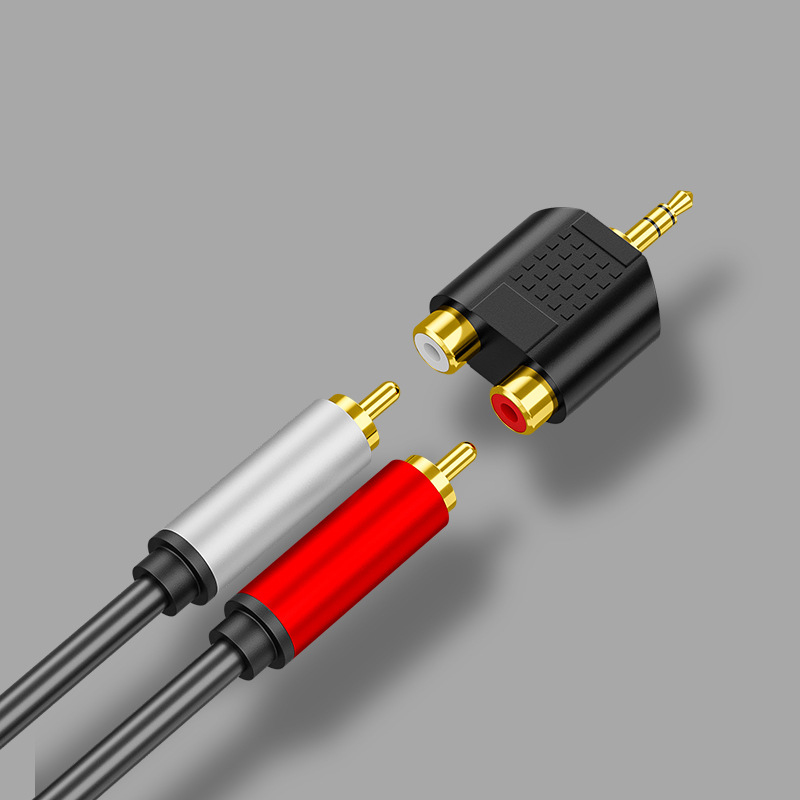 ERTK DualRCAto3.5 Adapter หัวแปลงแบบ RCA คู่ขาวแดง เป็น 3.5 สำหรับ คอมพิวเตอร์ TV ประกันศูนย์ไทย
