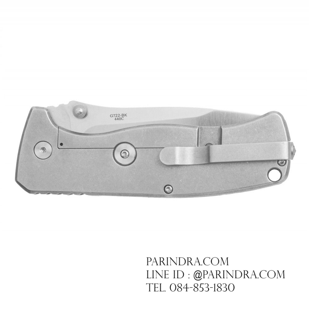 มีดพับ Ganzo กานโซ่ รุ่น G722 BK สีดำสนิท หนาถึก แข็งแกร่ง ของแท้ 100%