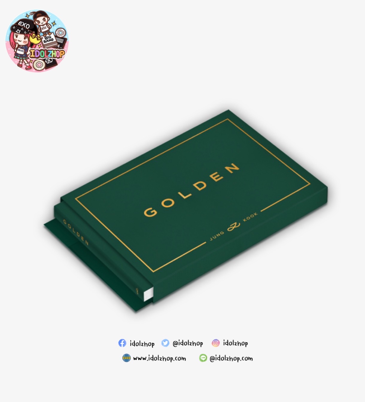 PRE. อัลบั้ม #JungKook Solo Album [GOLDEN] Weverse ver. รอ 14 - 25 วัน