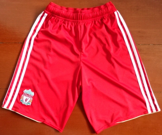 กางเกงฟุตบอล ทีมสโมสรลิเวอร์พูล ชุดเหย้า 2015/16 LB-Size / LIVERPOOL Football Shorts Home Kit 2015/16 Jersey LB-Size