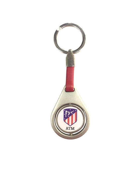 พวงกุญแจแอตเลติโก มาดริด Spinner Keyring หมุนได้รอบตัวของแท้