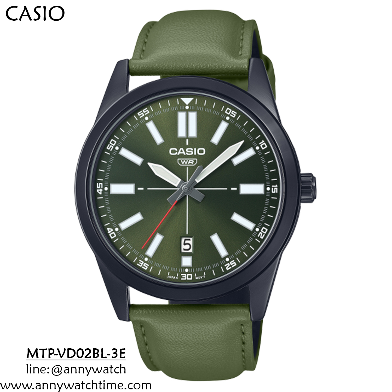 CASIO MTP-VD02BL-3E
