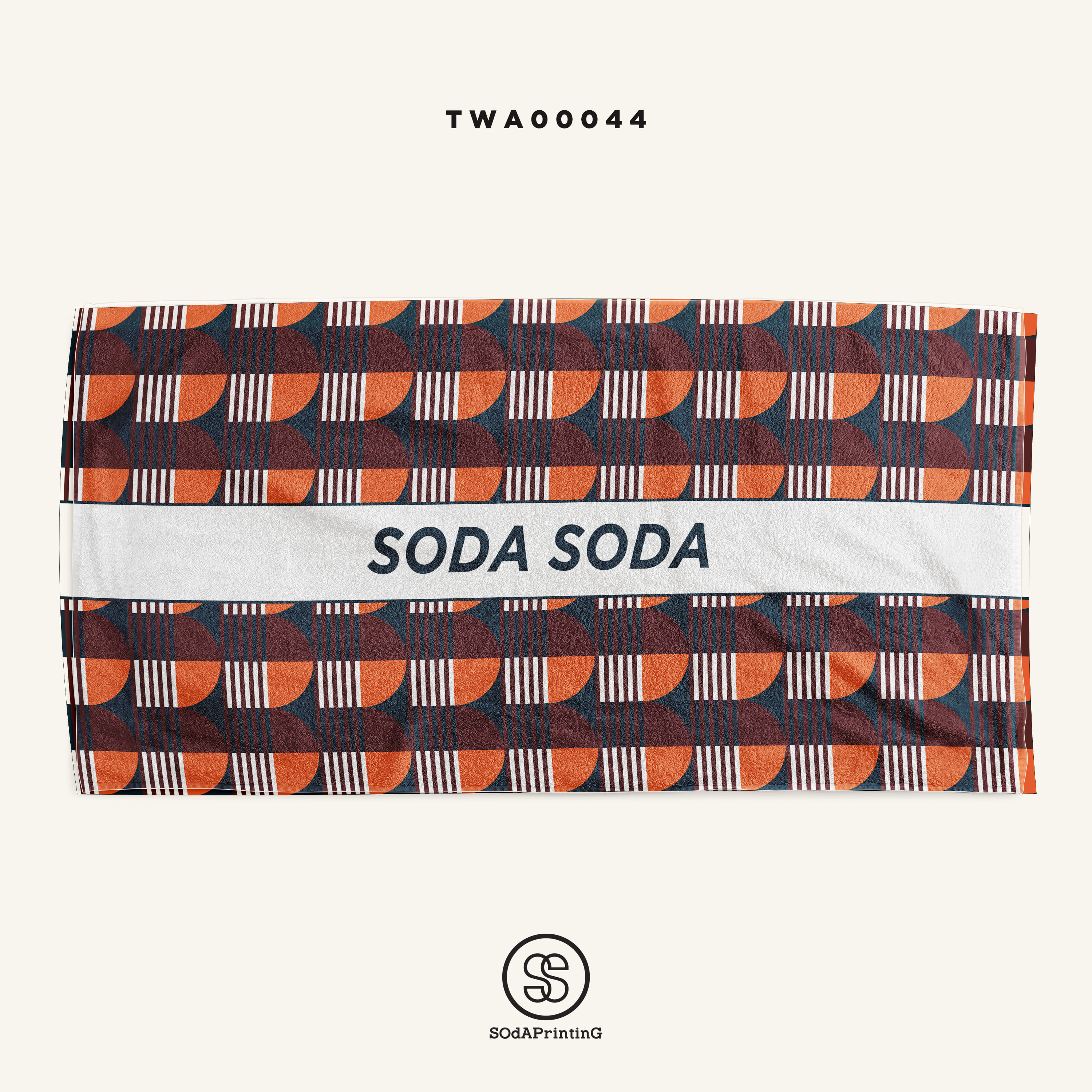 ผ้าเช็ดตัว Geo รหัส TWA00044 #SOdAtowel #SodAhome #ผ้าขนหนู #ผ้าเช็ดตัว #towel
