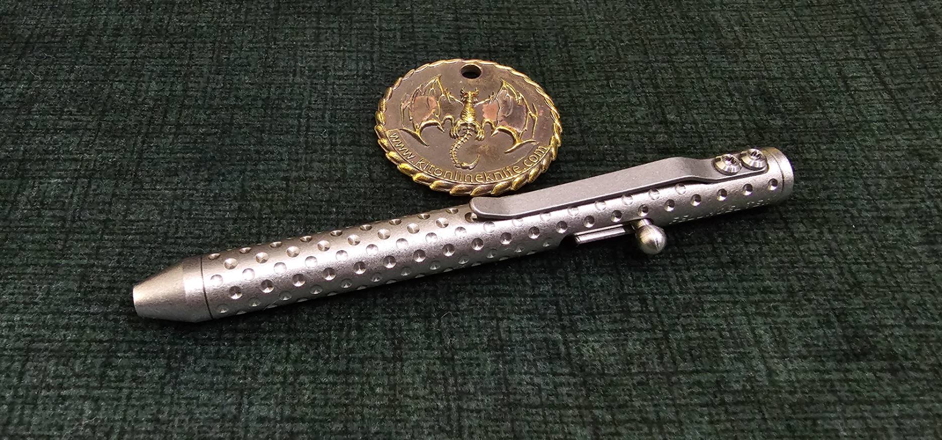 Fellhoelter CrafTiBolt Knife - Titanium Tumbled ISO