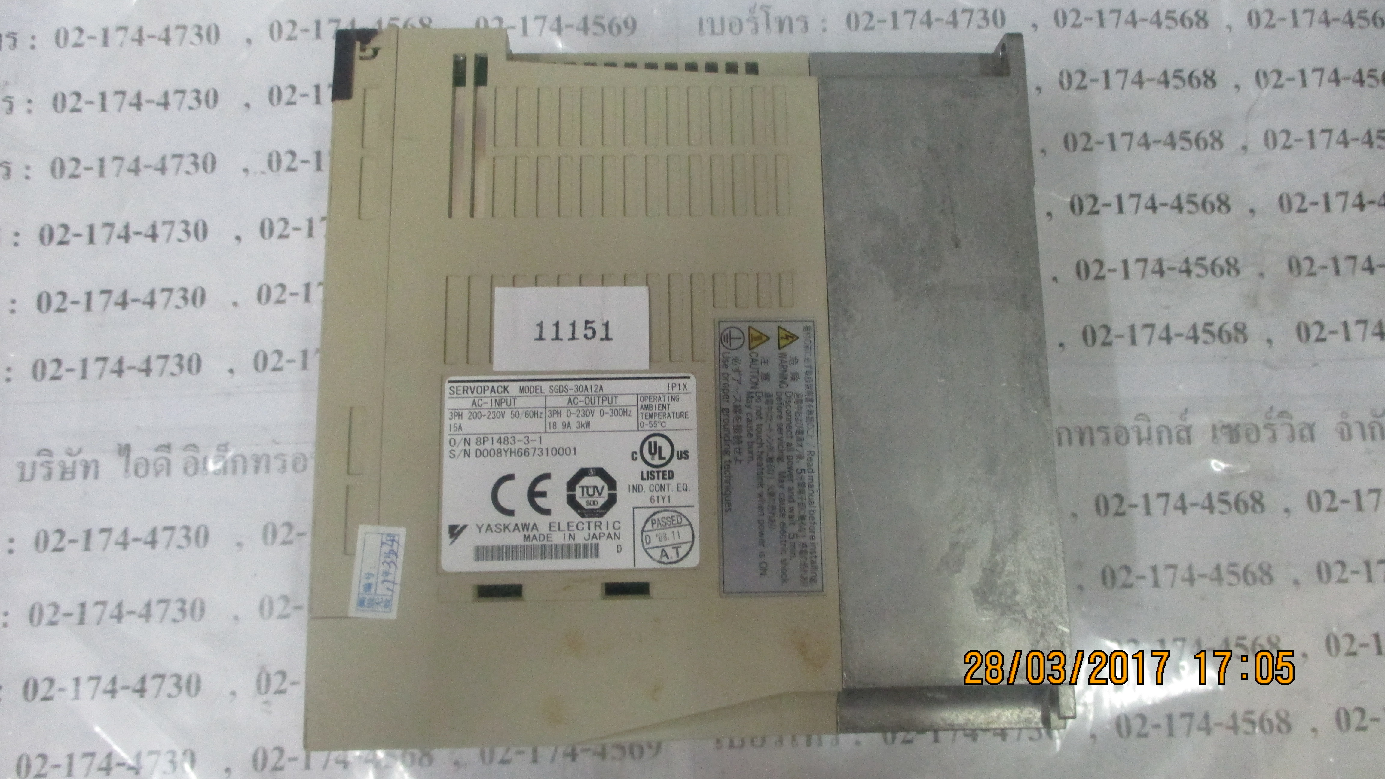 SGDS-30A12A SERVOPACK “ YASKAWA ”