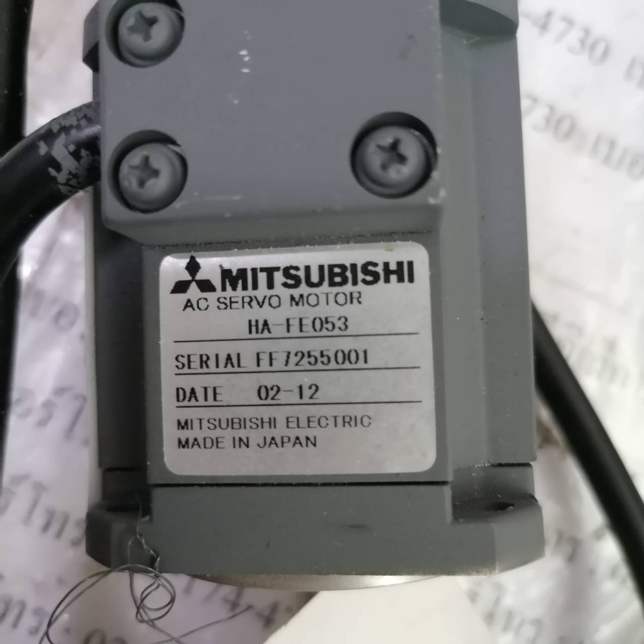 SERVO MOTOR “ MITSUBISHI ” รุ่น HA-FE053
