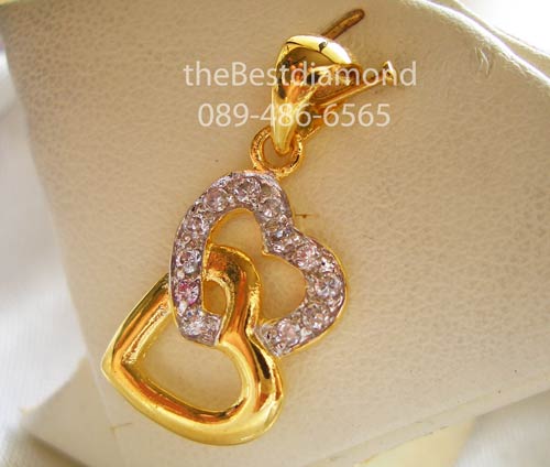 +++BP413+++จี้เพชร หัวใจเกี่ยวรัก+++จี้เพชรcz แบบน่ารักมากๆๆ ออกมาจากcatalogue เลยค่ะ ใส่ดูดีทุกโอกาส ไม่เวอร์มาก ใส่ได้ทุกโอกาส