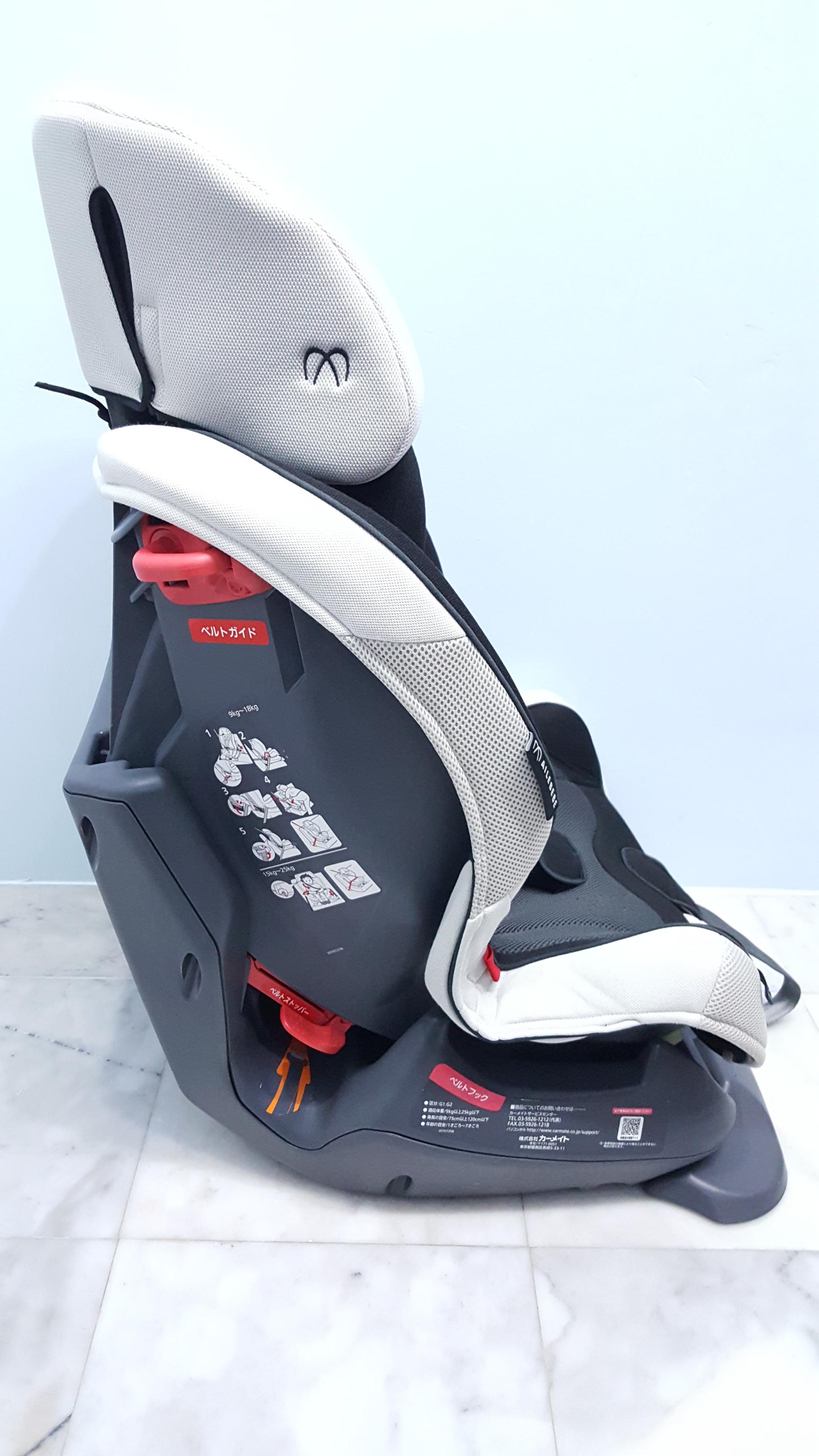 คาร์ซีท Ailebebe Swingmoon DX สีดำ-เทา [มือสอง พร้อมใช้งาน]