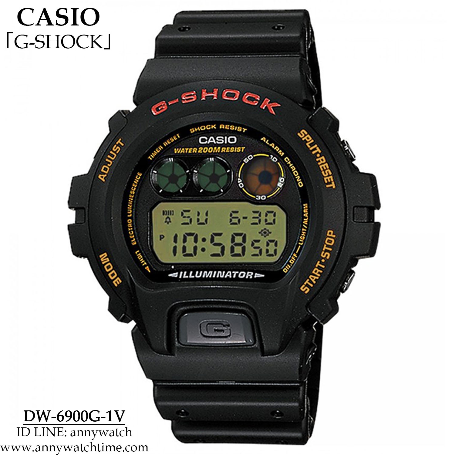 G-SHOCK DW-6900G-1V