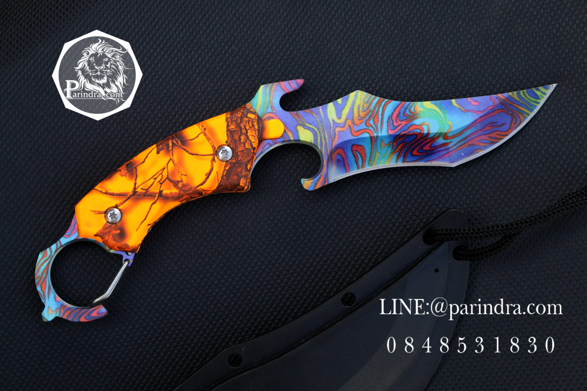 มีดคารัมบิต (Karambit) RAZOR Tactical Survival Knife Series (OEM) ใบรุ้ง คมกริบ