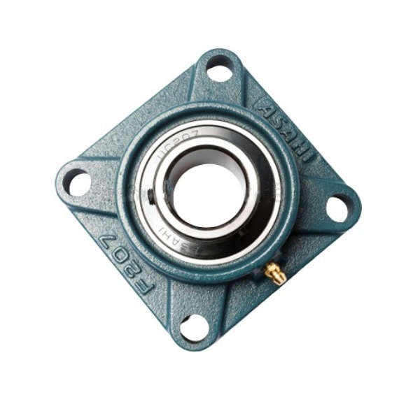 ตลับลูกปืนตุ๊กตา ทรงสี่เหลื่ยม รูเพลา 35 มิลลิเมตร ASAHI อาซาฮี รุ่น UCF207 Pn.A211-0100 (แท้) ##