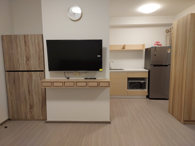 ให้เช่าเดอะ พอยต์ คอนโด รังสิต คลอง 6 ตึก B ชั้น 6 ขนาด 26 ตร.ม. เฟอร์ครบ ใกล้บิ๊กซี