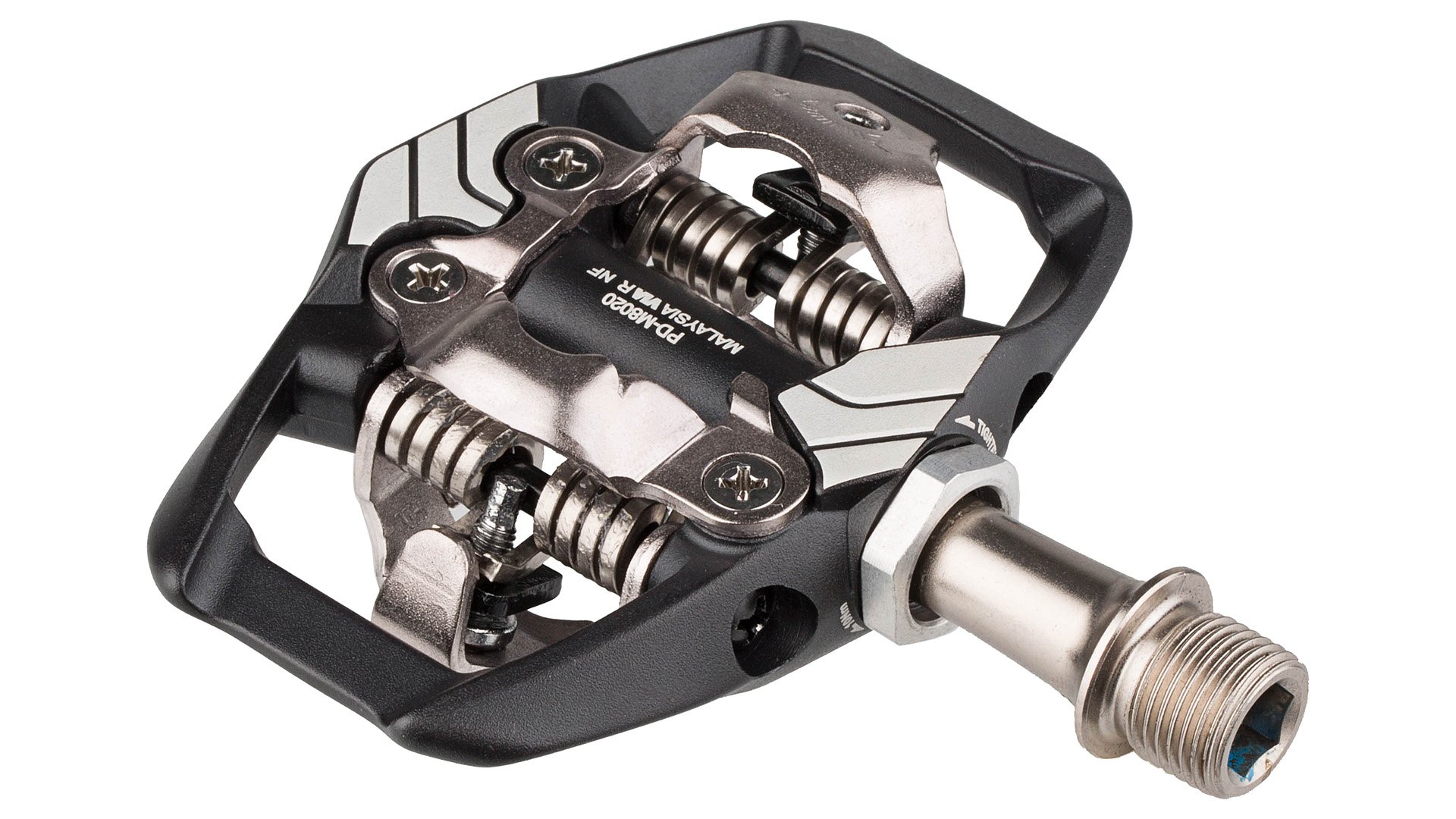 บันใดชิมาโน่ XT, PD-M8020, รุ่นมีปีก, พร้อมคลีท, ไม่มีทับทิม, มีกล่อง