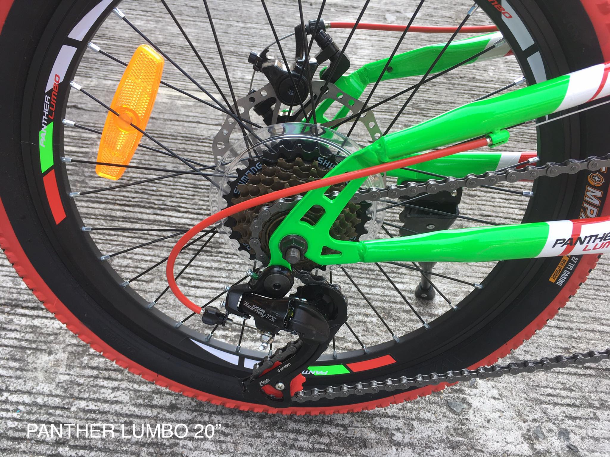 จักรยานเสือเด็ก Panther LUMBO เฟรมเหล็ก 7 สปีดล้อ20 นิ้ว