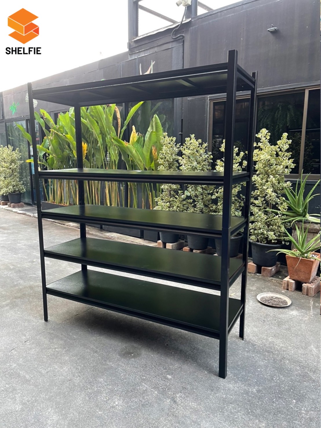 ชั้นเหล็ก 5 ชั้น : ขนาด ส183 x ก150 x ล50 ซม.