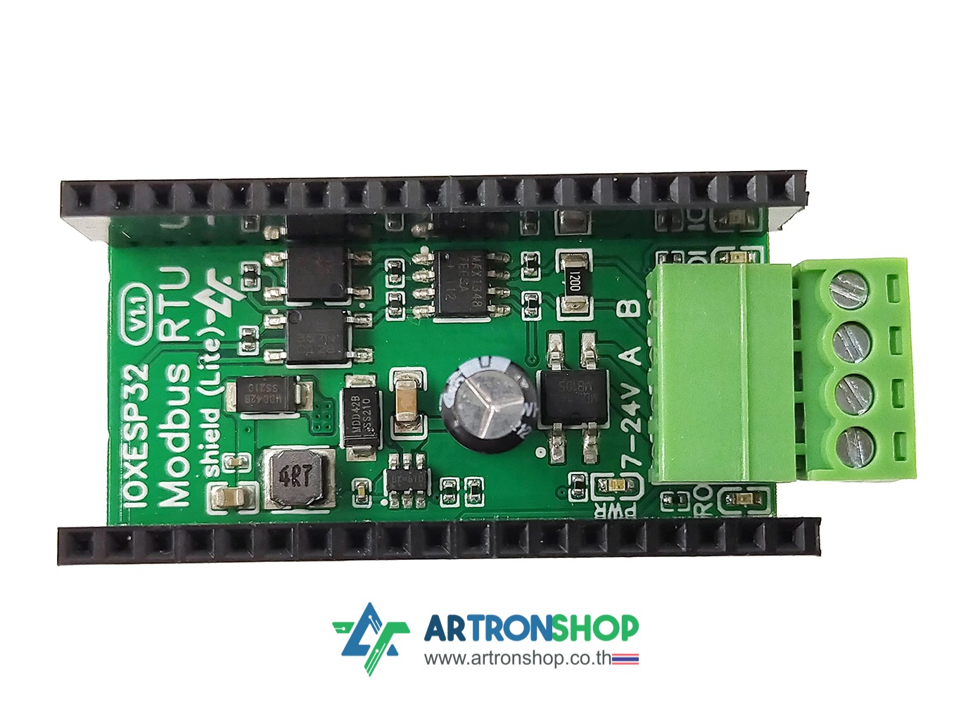 IOXESP32 Modbus RTU shield (Lite) โมดูลแปลง RS485 สำหรับบอร์ด ESP32 ...