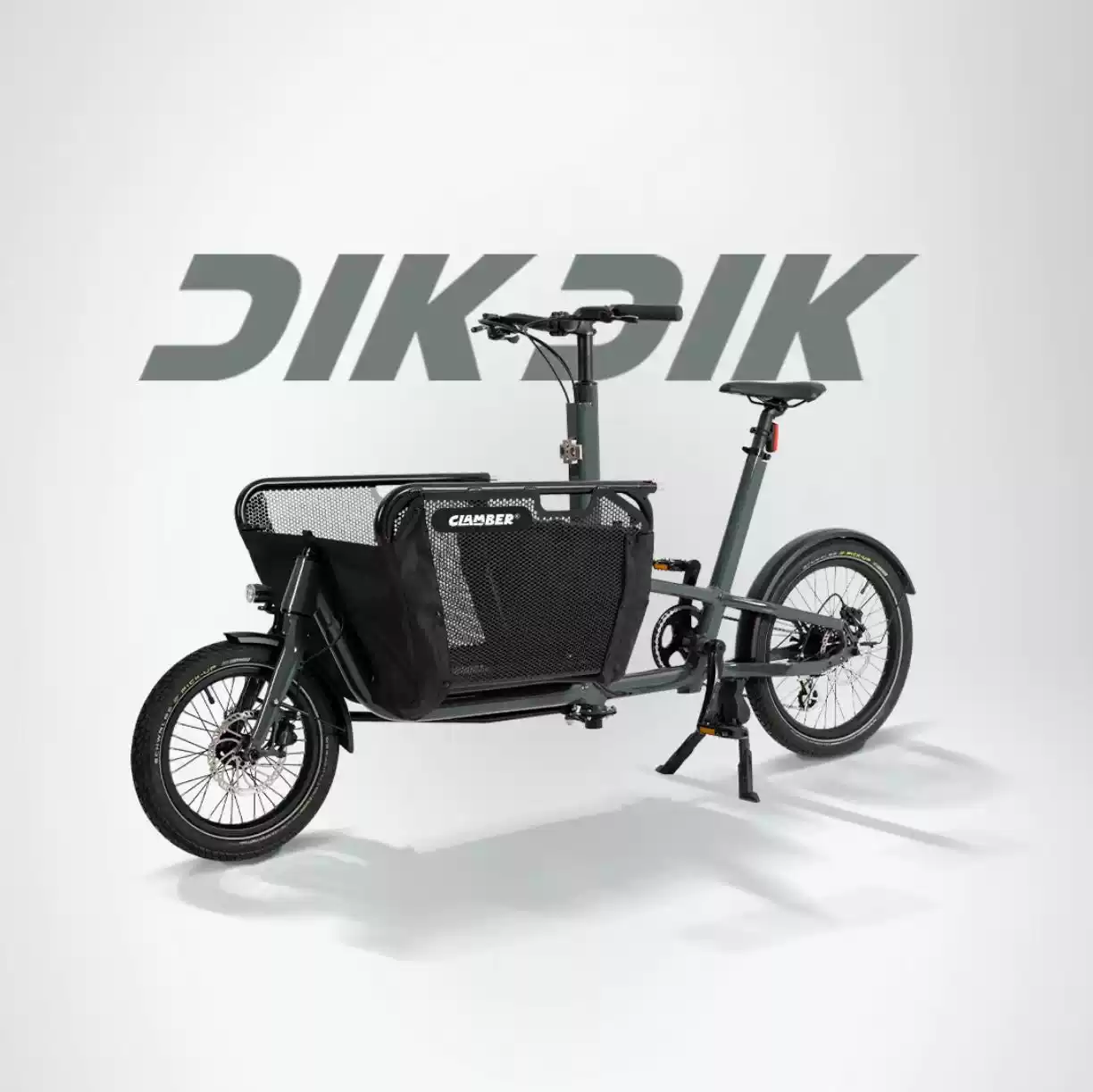 CLAMBER DIK-DIK จักรยานคาร์โก้ไฟฟ้า 2 ล้อ พรีเมียม ขนาดกะทัดรัด เข้าลิฟต์ได้! แบต 36V 20Ah วิ่งไกล 80 กม. กล่องพับได้