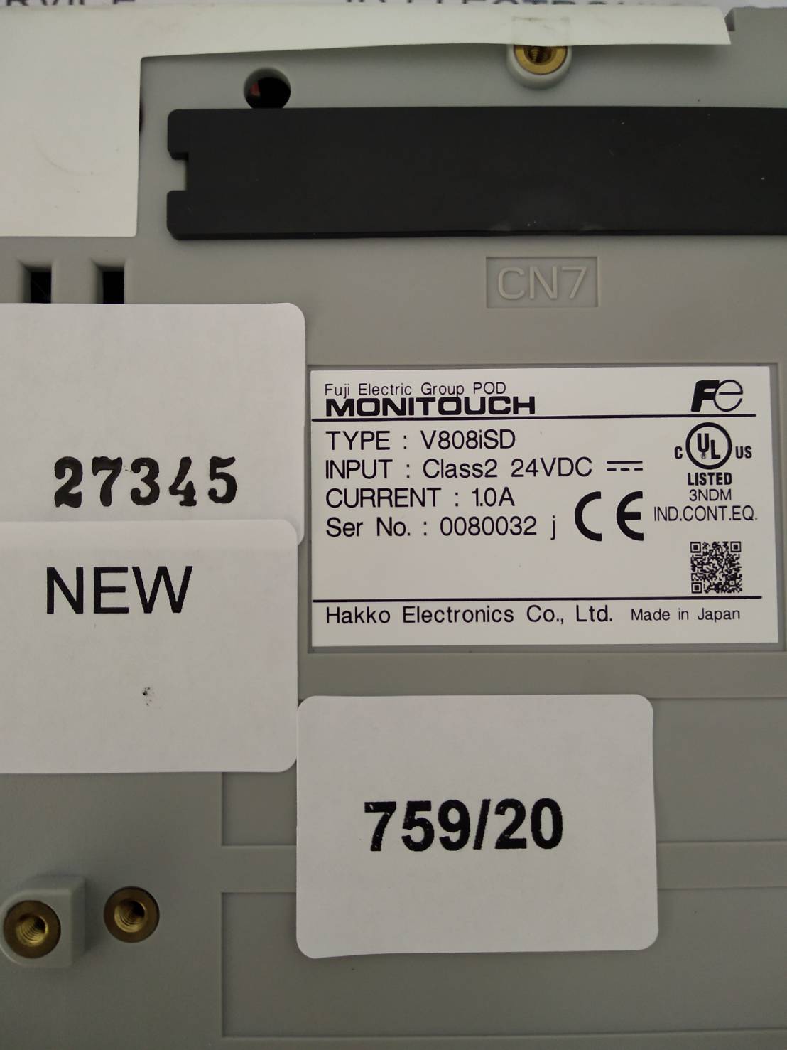 V808iSD HMI " HAKKO "