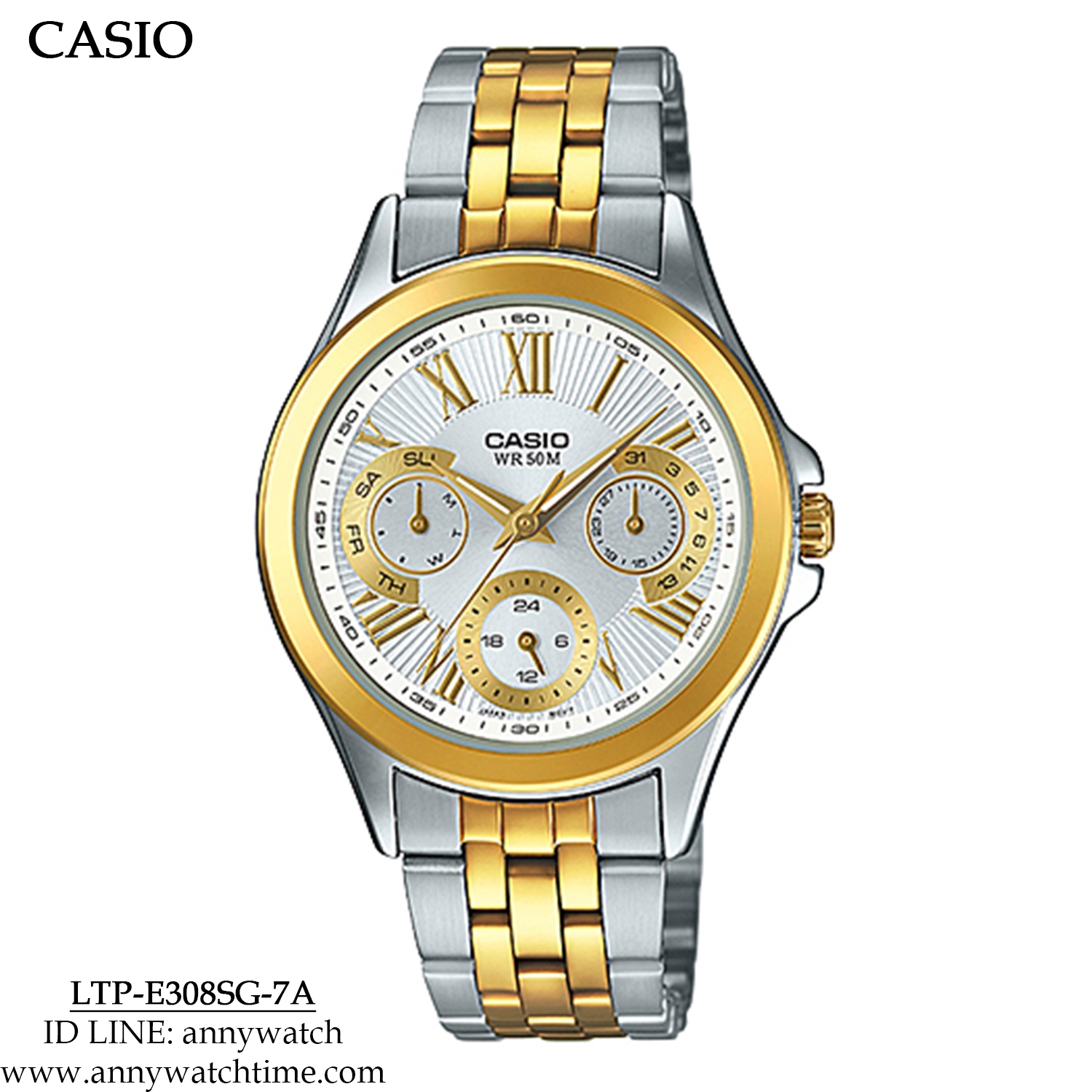 CASIO LTP-E308SG-7A