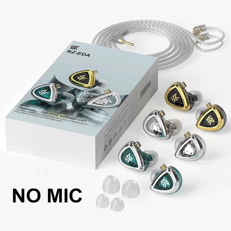 KZ EDA เซ็ตหูฟัง HiFi IEM ระดับมืออาชีพ ซื้อ 1 ได้ถึง 3 ประกันศูนย์ไทย