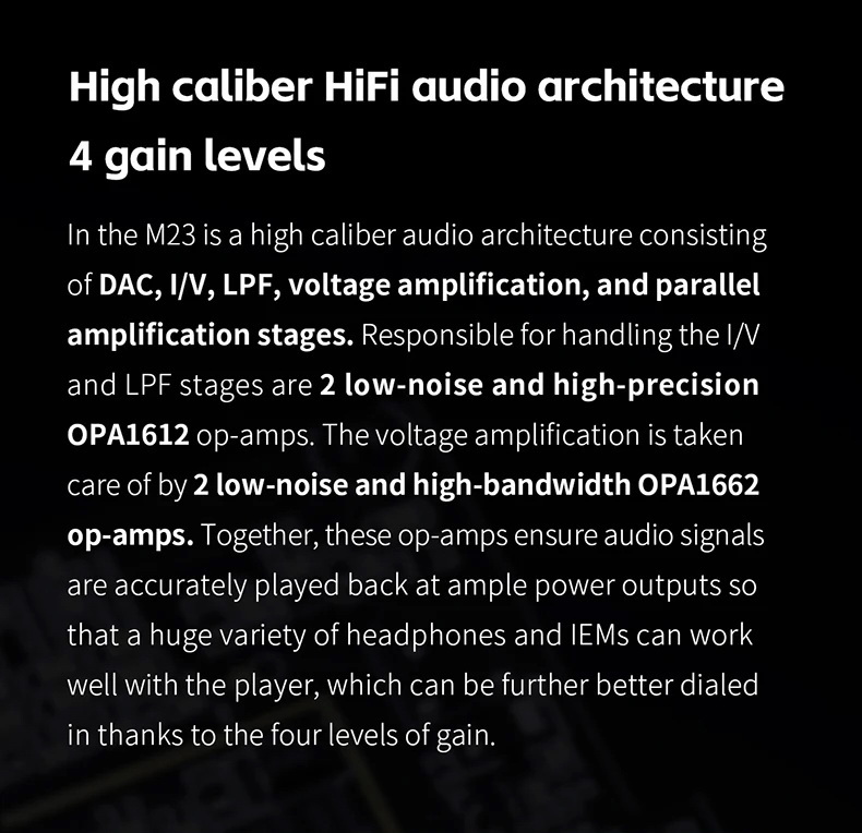 FiiO M23 DAP พกพา Lossless รองรับ MQA, LDAC, Desktop Mode, Roon Ready, Dual Hi-Res ประกันศูนย์ไทย