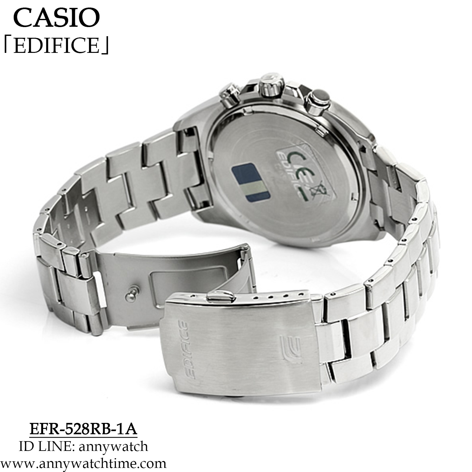 EDIFICE EFR-528RB-1A - จำหน่ายนาฬิกาของแท้ 100% รับซ่อมนาฬิกา 