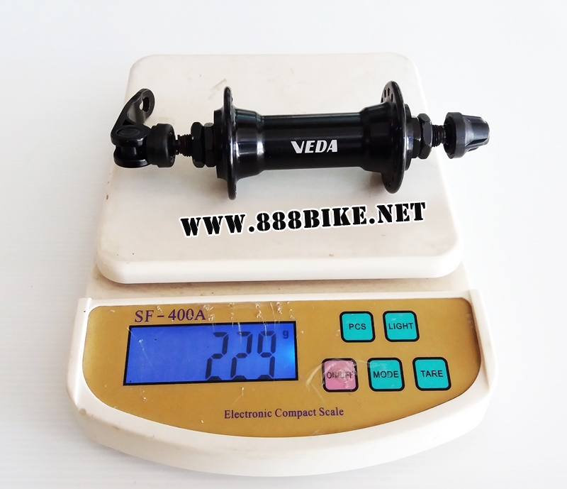 ดุมเสือหมอบ VEDA Sealed bearing หน้า/หลัง v-brake โม่อลูฯ สีดำ 32H 36H