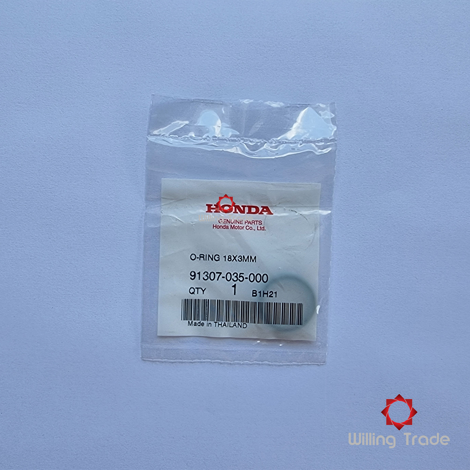 โอริงก้านวัดน้ำมันเครื่อง (A312) HONDA:(91307-035-000) ทั่วไป แท้ศูนย์