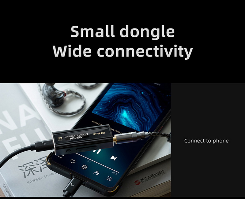 FiiO KA5 DAC/AMP พกพา พร้อมจอแสดงผล OLED ประกันศูนย์ไทย