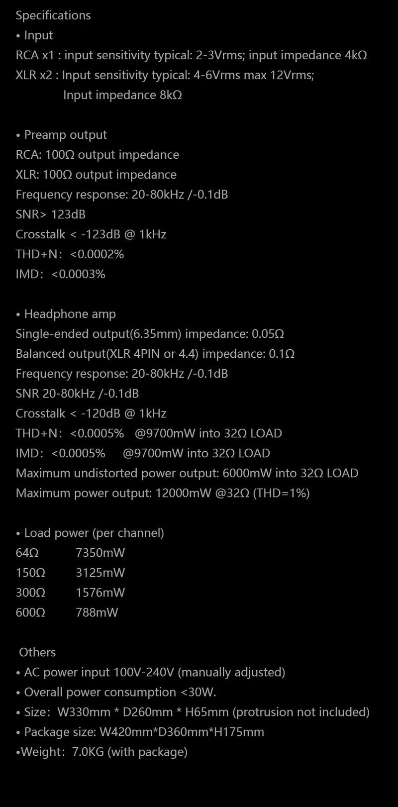 Gustard H26 Fully Balanced Discrete Class A ที่มาพร้อม Power Transistor 8 คู่ ประกันศูนย์ไทย